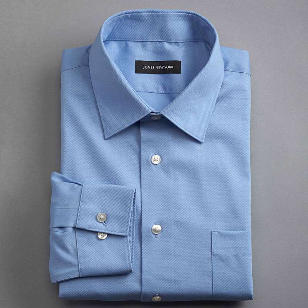 No-Iron Textured Dress Shirt